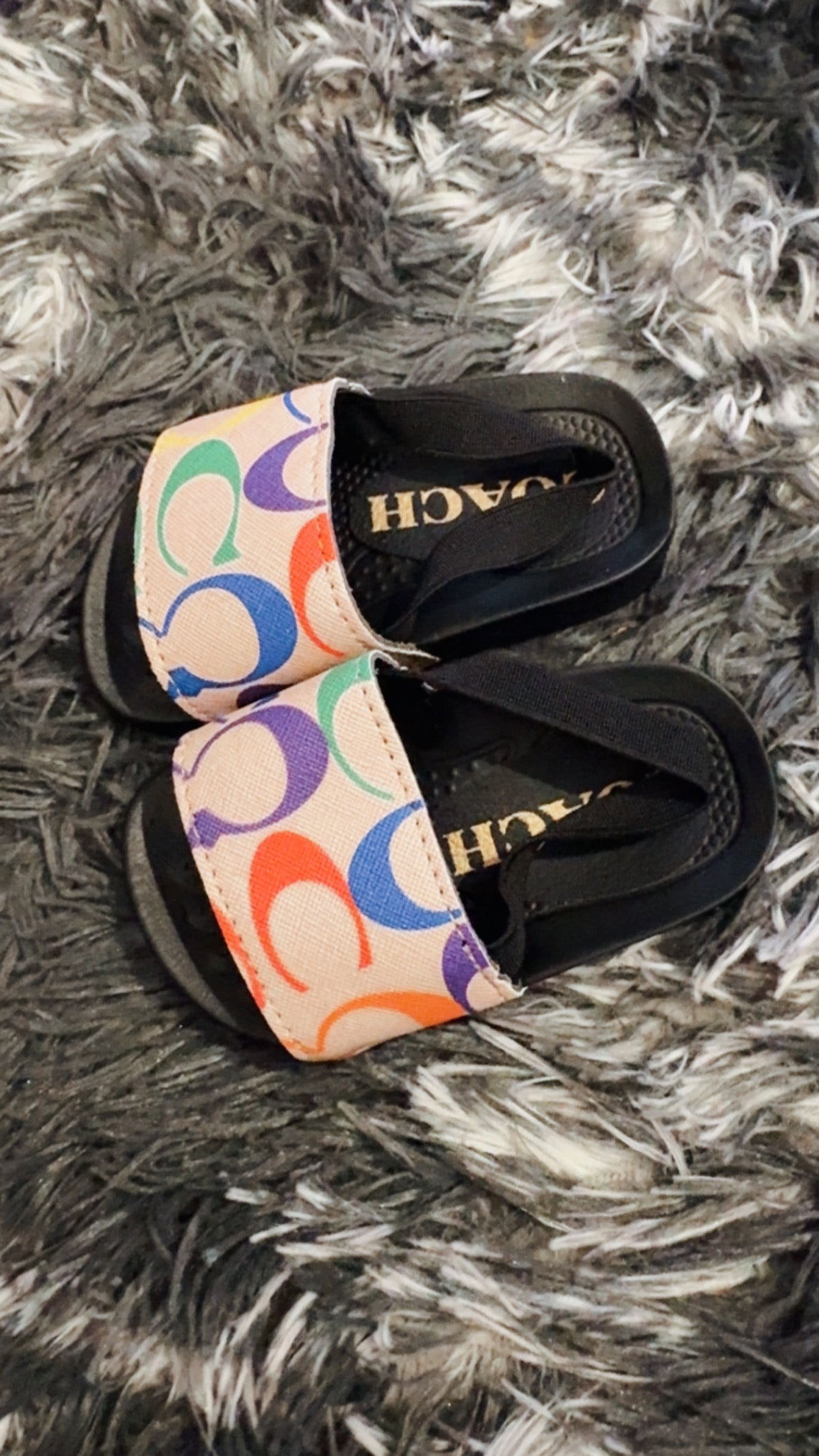 Baby Coach sandals 💕